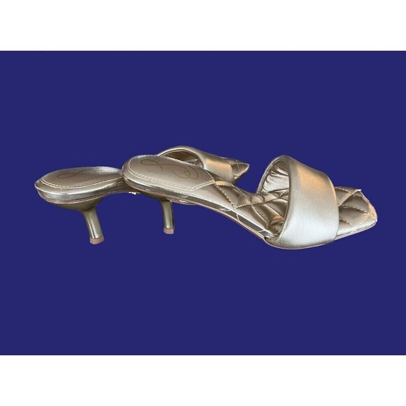 SAM EDELMAN Women's STARLA 100% Leather Square-Toe Mule Sandals MOLTEN GOLD, 9.5 - Picture 4 of 8